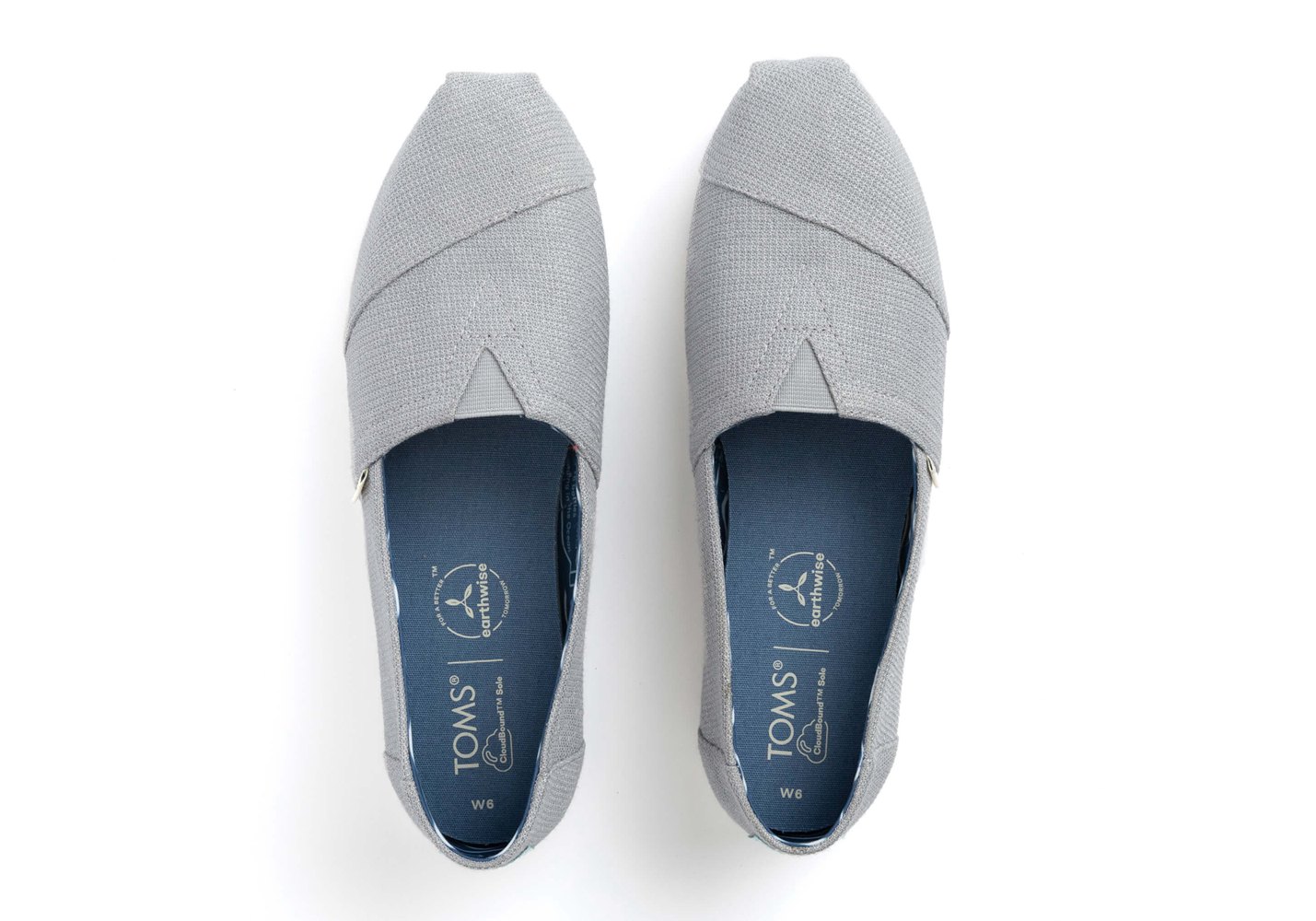 Toms Espadryle Damskie Szare - Alpargata Repreve Our Ocean® - 86NZSLQOI